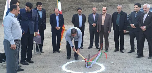 کلنگ زنی بزرگترین مجموعه فرآوری زعفران