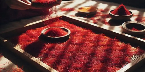 خشک کردن زعفران