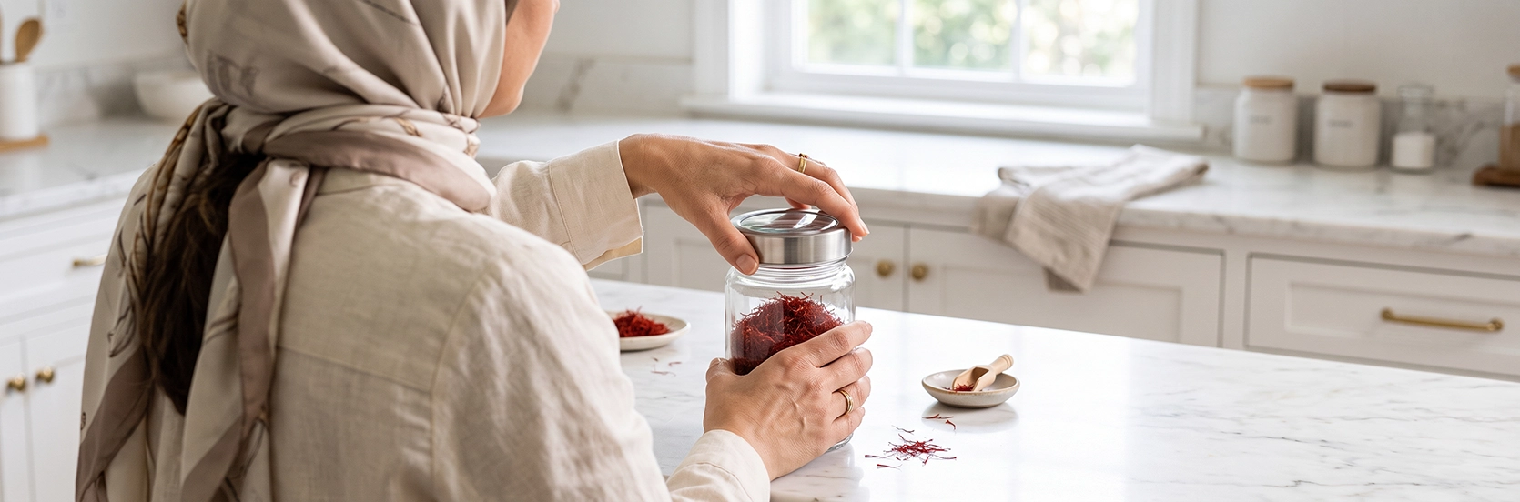 بهترین روش نگهداری زعفران برای ماندگاری عطر و طعم