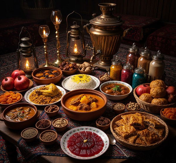 شام یلدای کرمانیها