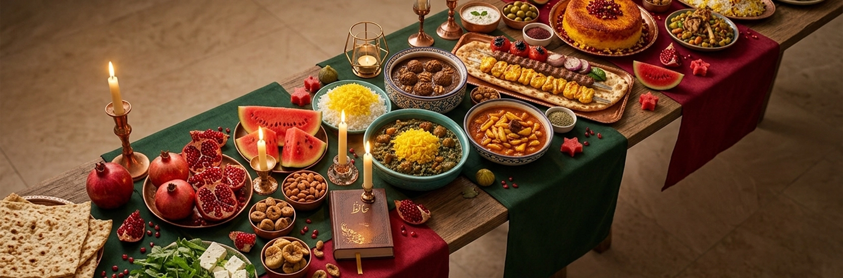 ایده شام یلدایی + شام یلدا در شهرهای مختلف